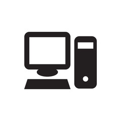 Poster - pc icon illustration