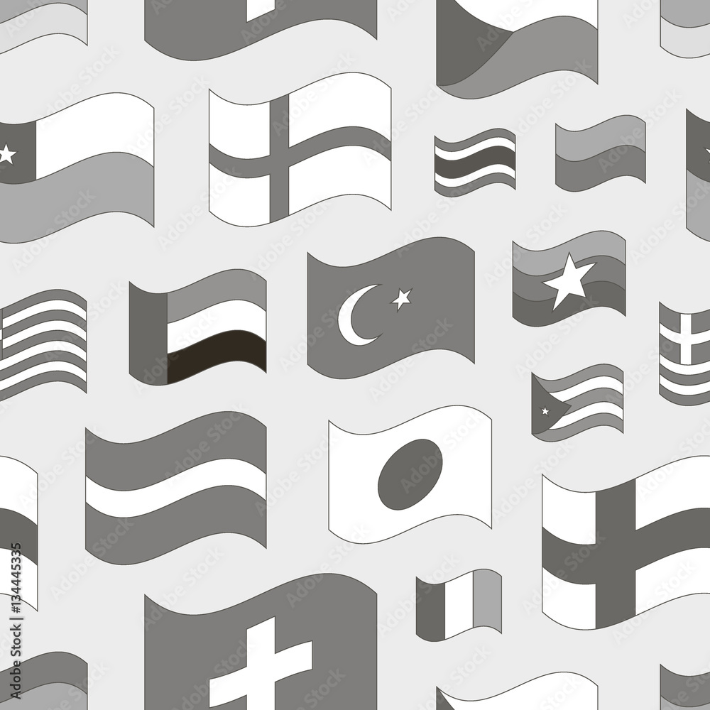 World Banner Pattern Set of world flags pattern Stock Vector | Adobe Stock