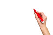 © mars58 - Female hand holding a red marker