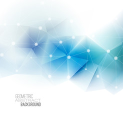 Aufkleber - Vector abstract geometric banner with triangle.