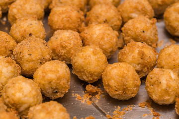 Wall Mural - fried meatballs
