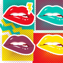 Pop Art Lips