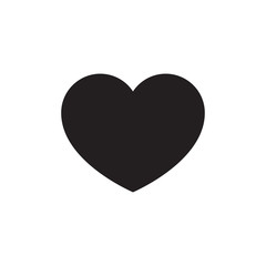 Poster - Heart minimalistic vector icon for web design and mobile application user interface