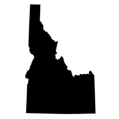 Sticker - map of the U.S. state Idaho