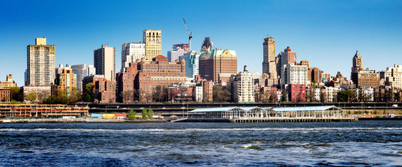 Brooklyn Downtown Skyline View in New York City NYC