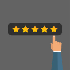 Wall Mural - star rating
