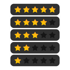 Wall Mural - star rating
