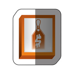 Poster - Shopping tag price icon vector illustration graphic design