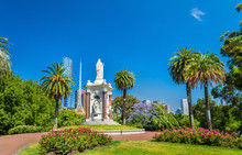 Queen Victoria Statue In Melbourne, Australia