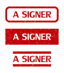 Poster - Tampon à signer.