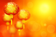 Soft Style From China Lantern For Chinese New Year Background
