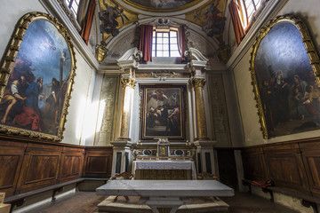 Canvas Print - Ognissanti church, Florence, Italy