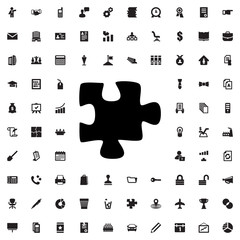 Poster - puzzle icon illustration