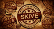 © Argus - Skive, vintage stamp on paper background