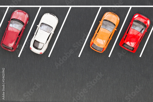 Foto  Draufsicht der Parkbahn