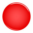 Red circle button blank web internet icon