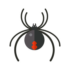 Wall Mural - Spider vector icon.