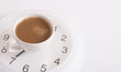 © Memed ÖZASLAN - coffee time and clock background