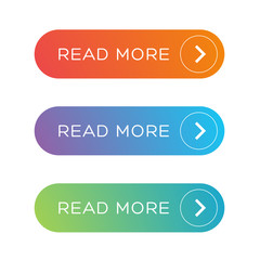 Poster - Read More colorful button set