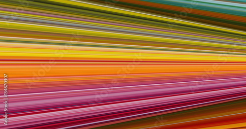Foto-Fußmatte - Horizontal colorful stripes abstract background, stretched pixels effect (von alexandre)