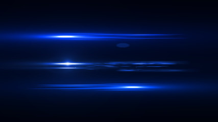 Aufkleber - Set of Abstract Lens Flares / Glowing stars / Lights and Sparkles on black Background. Effects for Your Design