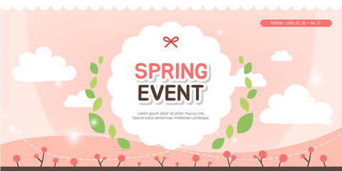 Sticker - Spring Event Template