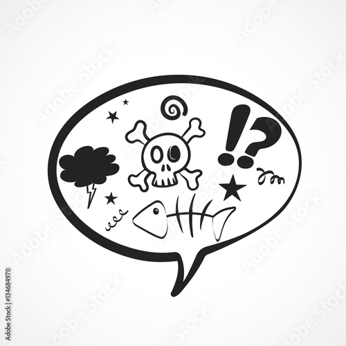 Bulle Dialogue Colere Stock Vector Adobe Stock