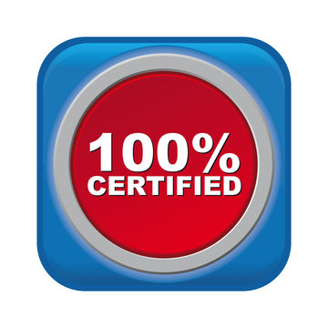 100% certified icon