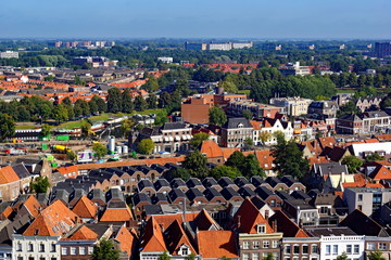 Canvas Print - ZWOLLE ( Niederlande ) - Stadtpanorama