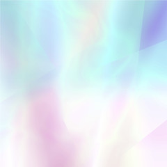 Poster - abstract blurred holographic background in light colors