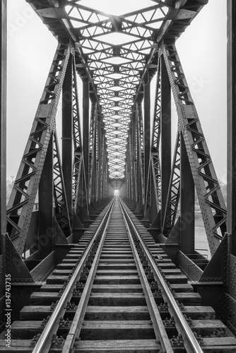 Obraz w ramie Railway Bridge,Adana,Turkey