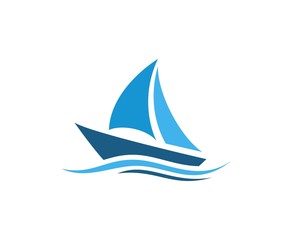 Wall Mural - Sailing logo