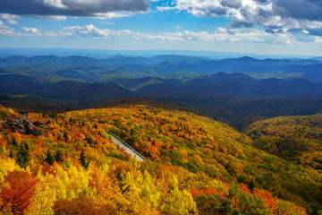 Poster - Fall on the Blue Ridge Parkway