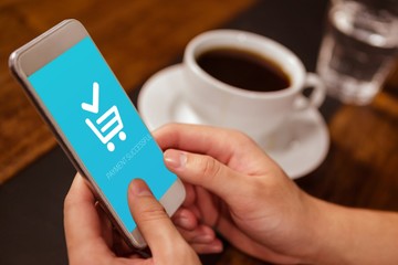 Poster - Composite image of payment successful screen