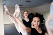 Girl Ballet, stretching, learning, choreography