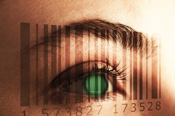 Poster - Composite image of composite image of bar code 