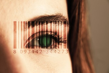 Poster - Composite image of composite image of bar code 