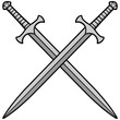 Crossed Swords Illustration