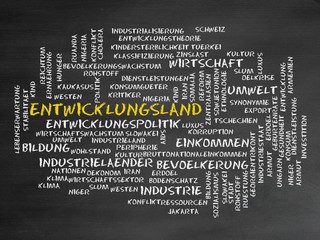 Canvas Print - Entwicklungsland