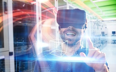 Poster - Composite image of view of data technology