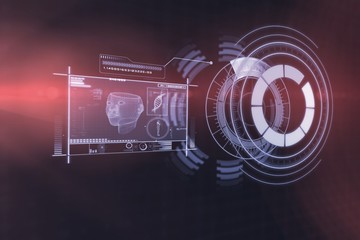 Poster - Digitally generated image of medical device interface 3d