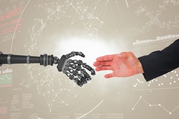 Poster - Composite image of hand presenting