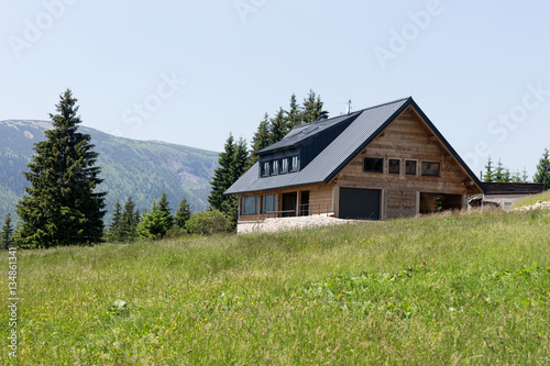 Modern Wooden House In The Czech Giant Mountains Buy This Stock