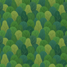 Seamless Forest Pattern
