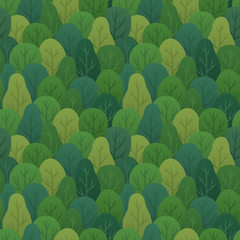 Seamless forest pattern