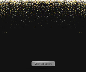 Wall Mural - Gold glitter background.