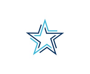 Wall Mural - star logo