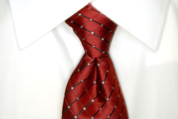 Sticker - White Shirt and Tie for Business or Formal Wear