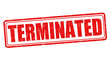Terminated sign or stamp