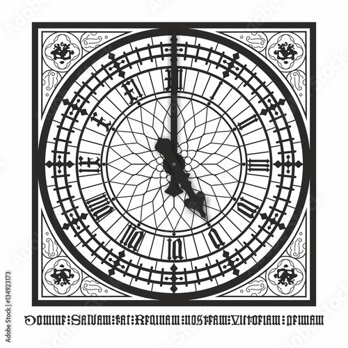 5 O Clock Pm Am English London Old Style Westminster Big Ben Display 5 Uhr Nostalgisch Traditionell Symbolisch Vektor Buy This Stock Vector And Explore Similar Vectors At Adobe Stock Adobe Stock